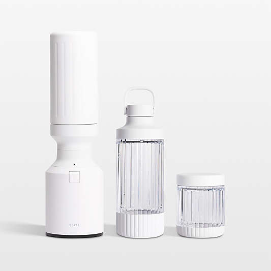 Beast ® Blender Mighty Plus 850 Stainless Steel in White