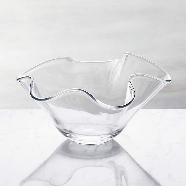 Ruffle Glass Bowl, Large – Be Home