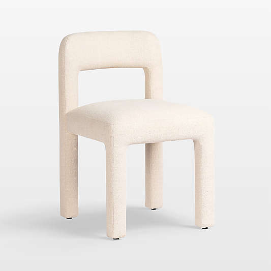 Mila Snow Upholstered Dining Chair