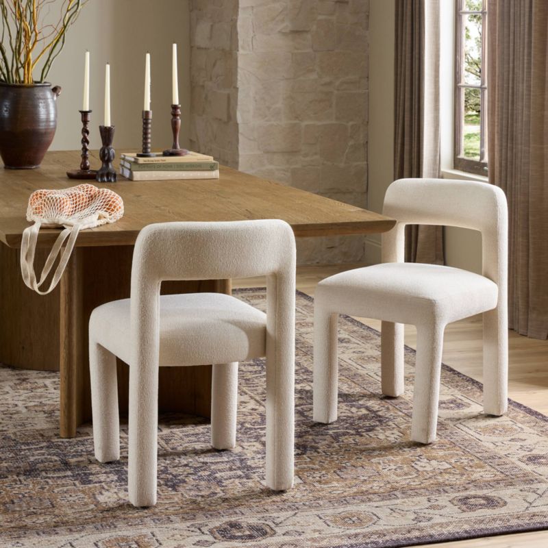 Mila Snow Upholstered Dining Chair - image 1 of 8