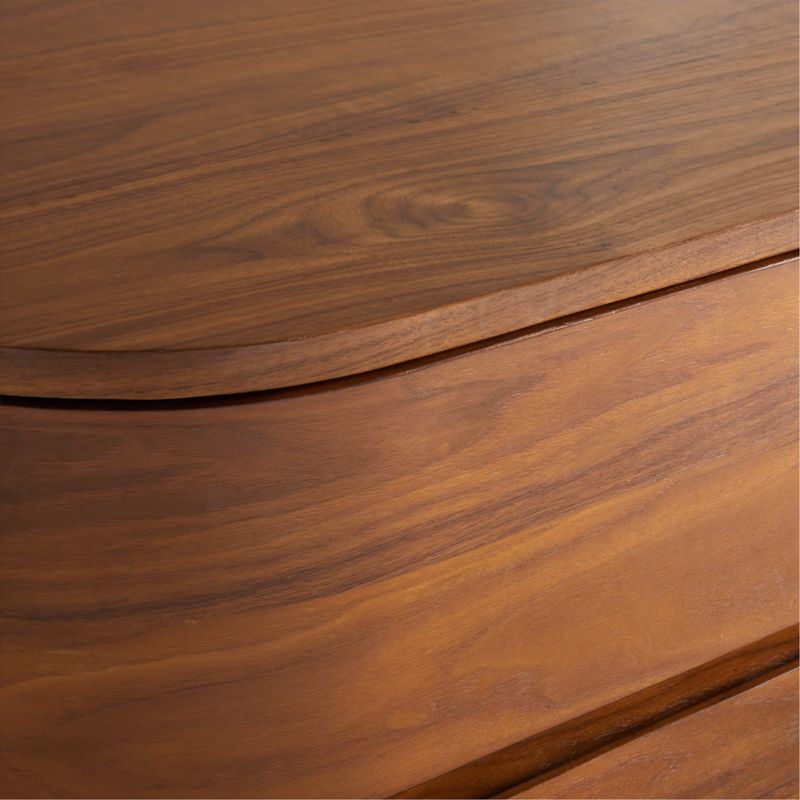 Milano Natural Walnut Wood 9-Drawer Dresser - image 8 of 9