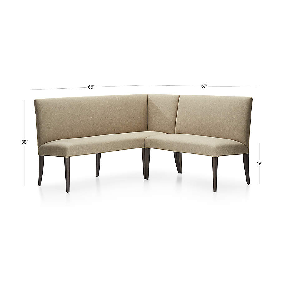 Upholstered corner bench hot sale