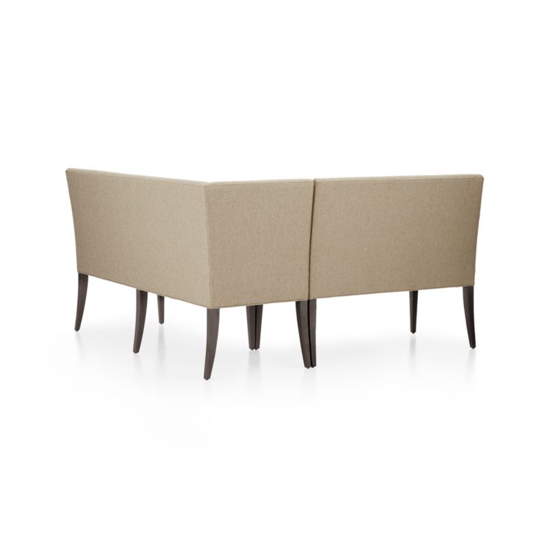 Miles Small Left Facing Corner Banquette + Reviews | Crate & Barrel