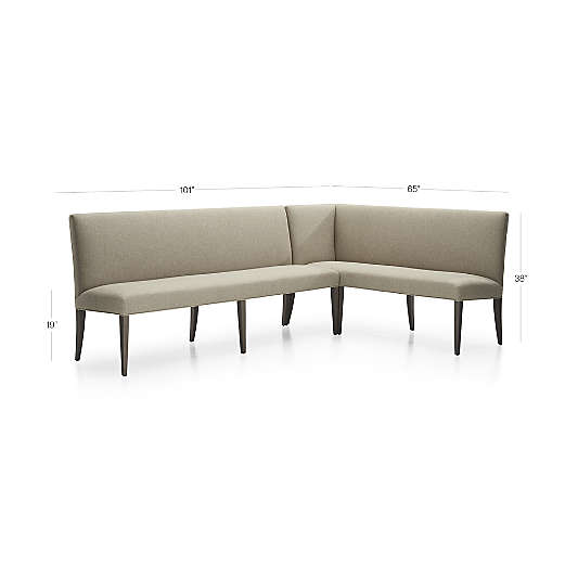 Miles Large Left Facing Corner Banquette