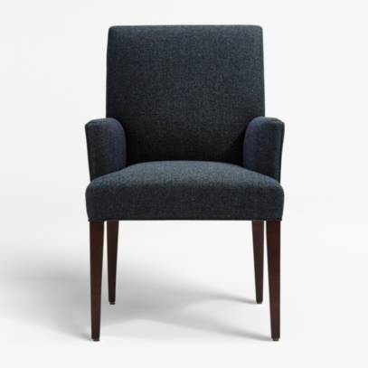 Miles Upholstered Dining Arm Chair, Should Dining Room Chairs Have Arms