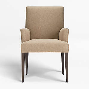 Dining Chairs With Arms Crate Barrel, Formal Dining Room Chairs With Arms