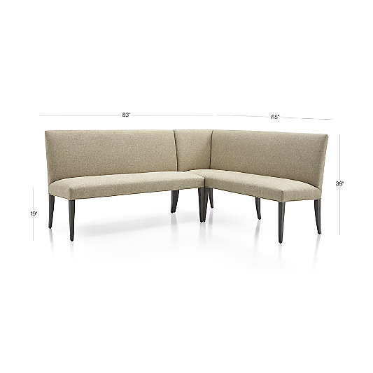 Miles Medium Left Facing Corner Banquette