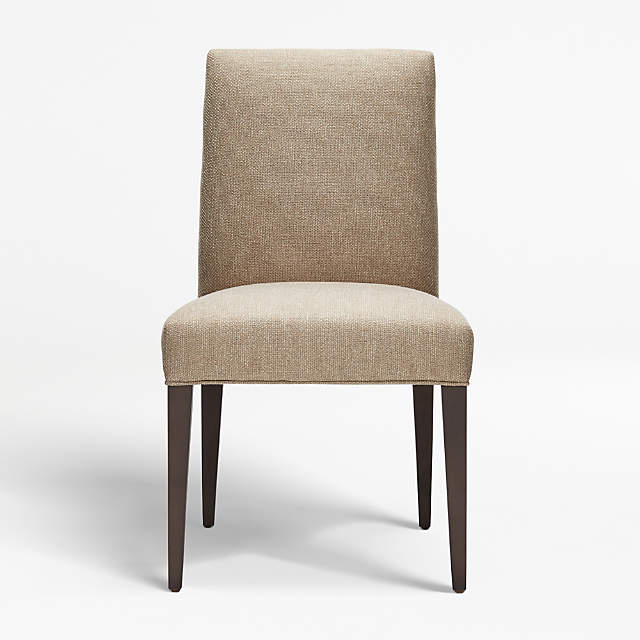 tan upholstered dining chairs