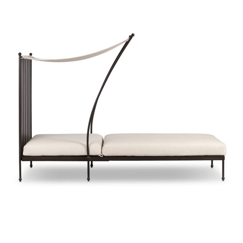 Millie Adjustable Striped Outdoor Sun Lounger - image 6 of 10