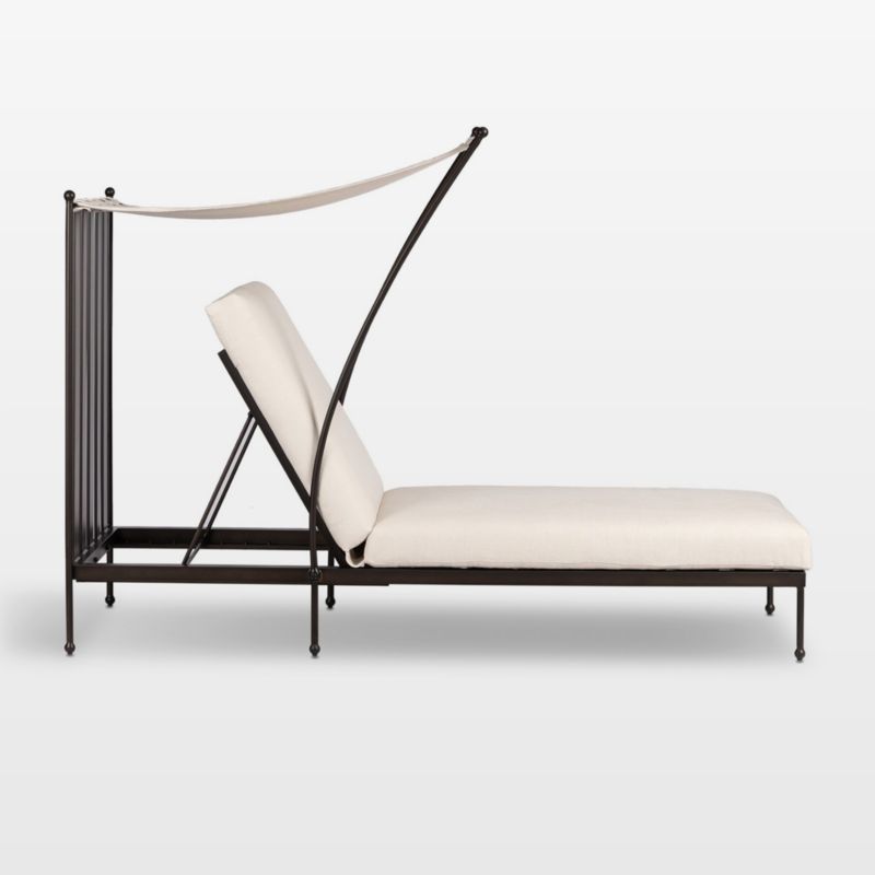 Millie Adjustable Striped Outdoor Sun Lounger - image 5 of 10