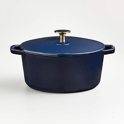 Milo by Kana Cast Iron Cookware Classic 5.5qt Dutch Oven Dijon ...