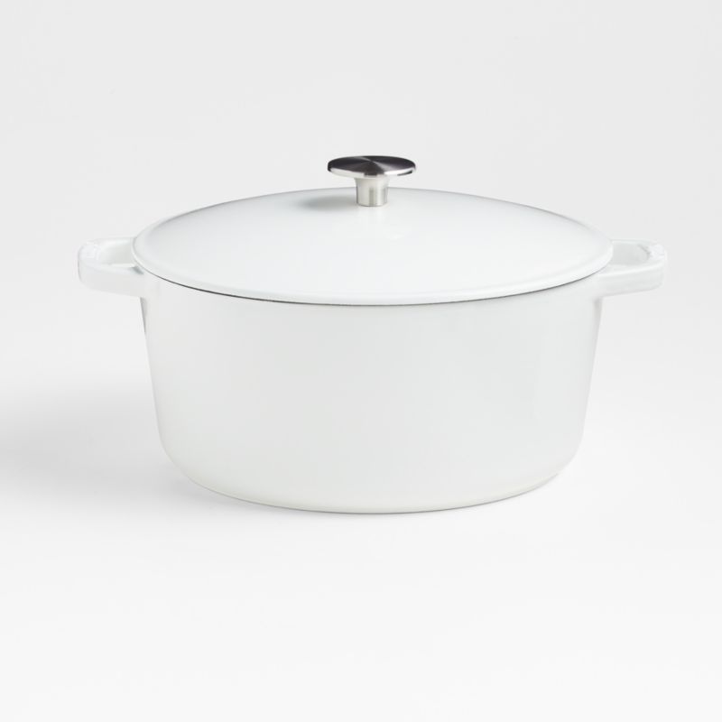 Milo by Kana Cast Iron Cookware Classic 5.5qt Dutch Oven White - image 0 of 4