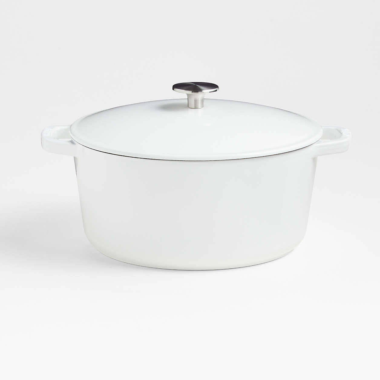 Milo by Kana Cast Iron Cookware Classic 5.5qt Dutch Oven White