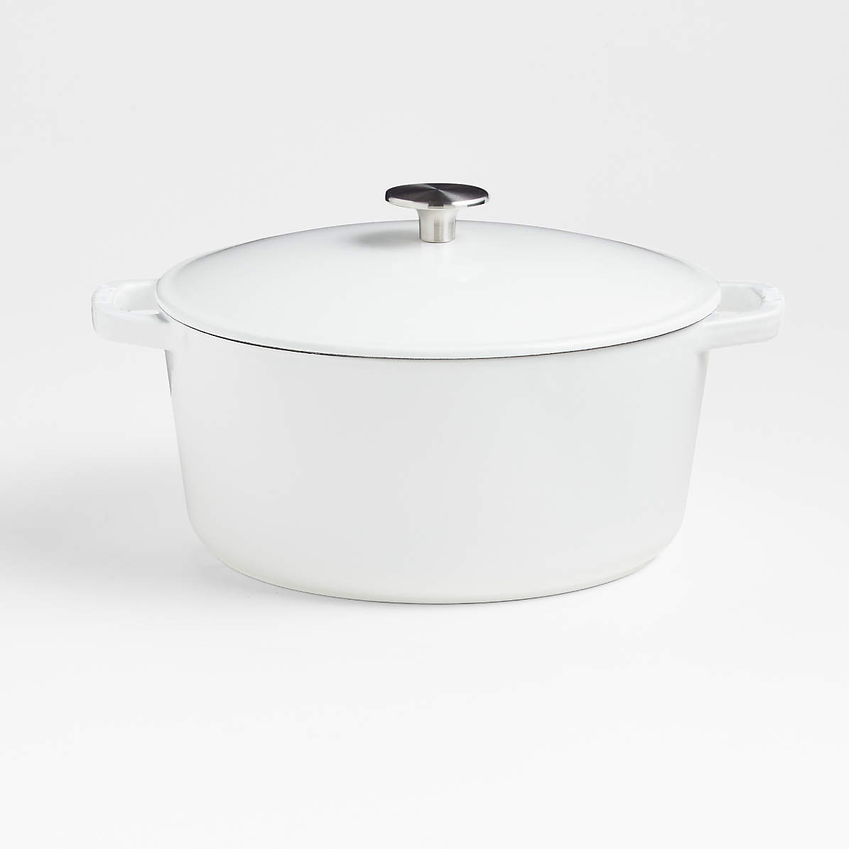 Milo by Kana Cast Iron Cookware Classic 5.5qt Dutch Oven White + Reviews