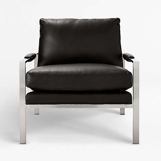 Milo Baughman ® Leather Chair