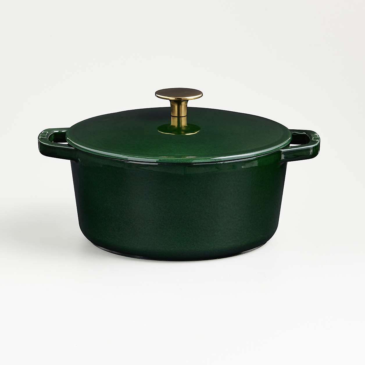 Milo by Kana Cast Iron Cookware Mini 3.5qt Dutch Oven Emerald | Crate ...