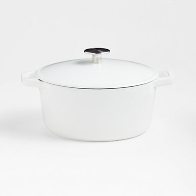 View Milo by Kana Cast Iron Cookware Mini 3.5qt Dutch Oven White details