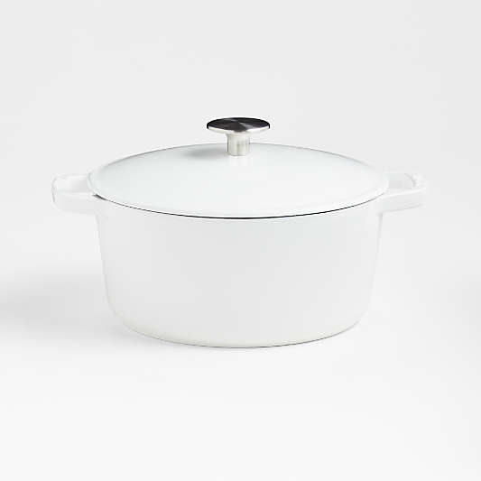 Milo by Kana Cast Iron Cookware Mini 3.5qt Dutch Oven White