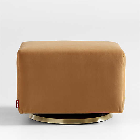 Milo Tan Nursery Gliding Ottoman