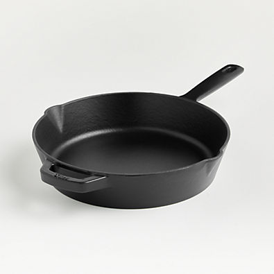 View Milo by Kana Cast Iron Cookware Ultimate Skillet 10" Black details