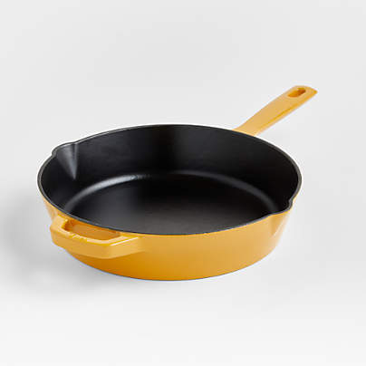 Milo by Kana Cast Iron Cookware Ultimate Skillet 10" Dijon