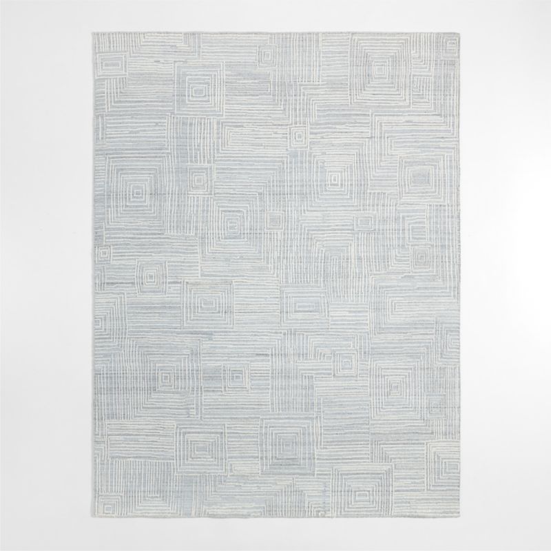 Milos Wool and Viscose Blue Area Rug 8'x10' - image 2 of 5