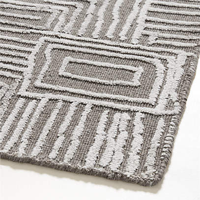 36 x 20 Herringbone Comfort Kitchen Rug Gray - Threshold™