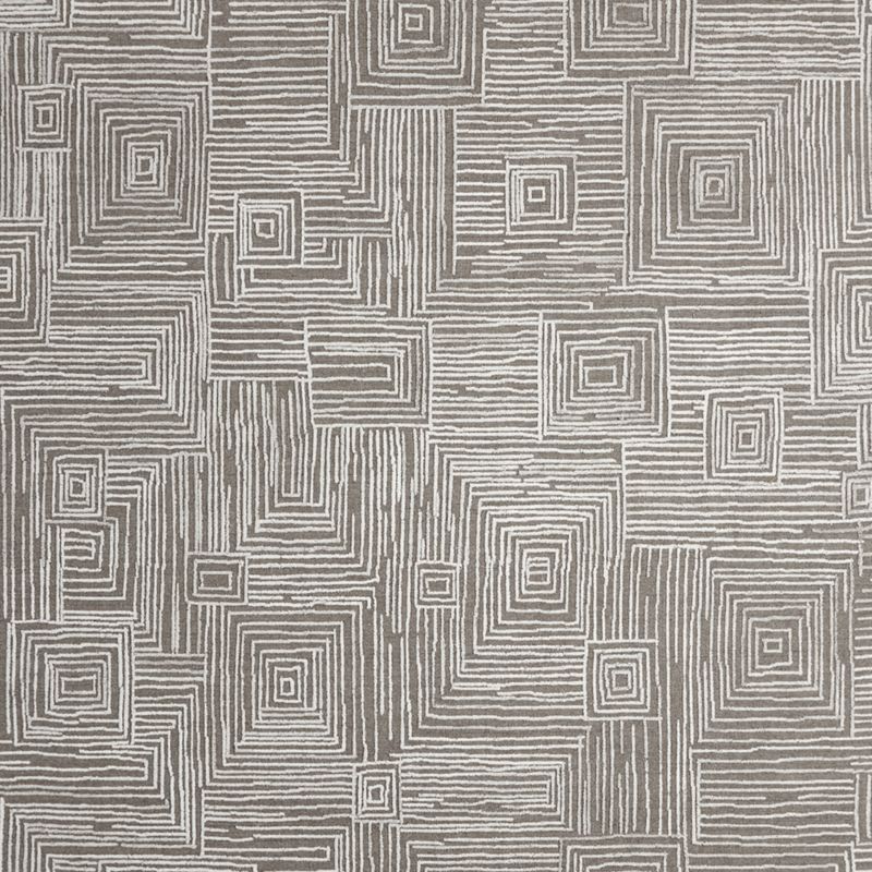 Milos Wool and Viscose Grey Area Rug 6'x9' - image 0 of 5