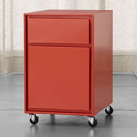 Pilsen Paprika Two Drawer File Cabinet