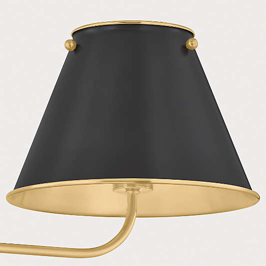 Milton Linear Distressed Bronze Chandelier
