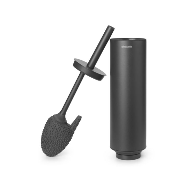 Brabantia Mindset Black Metal Toilet Butler Toilet Paper Holder and Brush - image 10 of 12