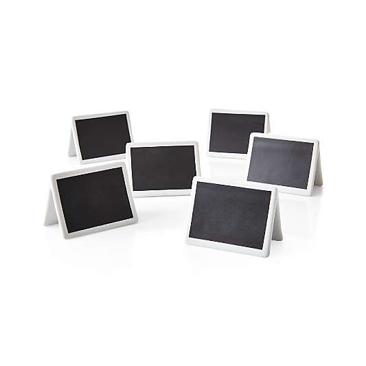 Mini Chalkboard Stands, Set of 6