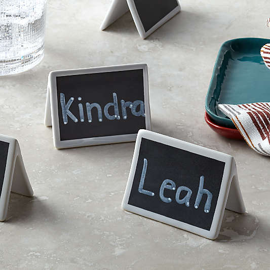 Mini Chalkboard Stands, Set of 6