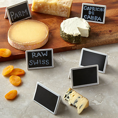 View Mini Chalkboard Stands, Set of 6 details