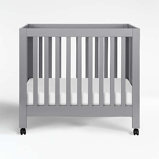 Babyletto Grey Origami Mini Crib