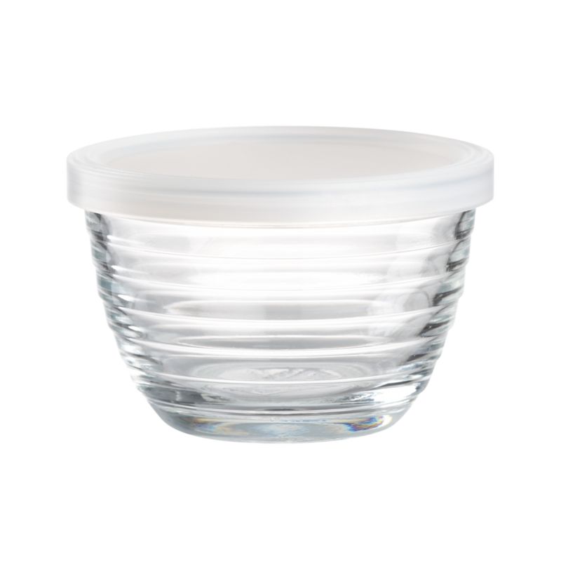 Mini Ribbed Bowl with Lid | Crate & Barrel