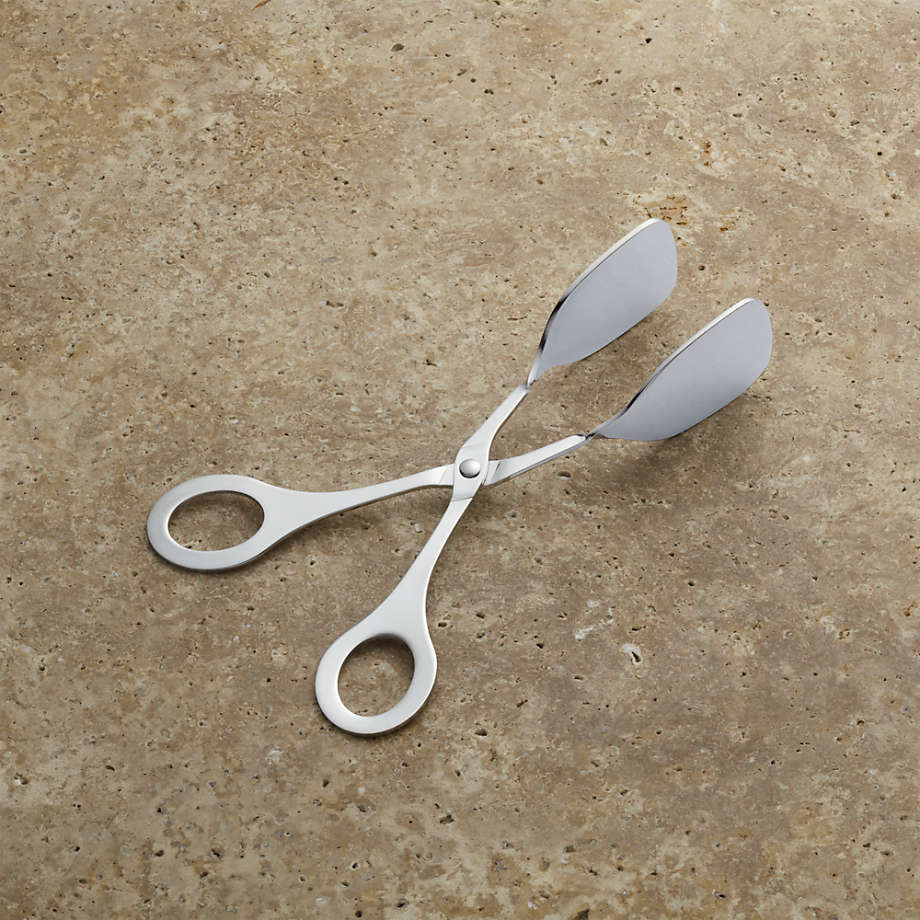 Stainless Steel Mini Serving Tongs + Reviews | Crate & Barrel