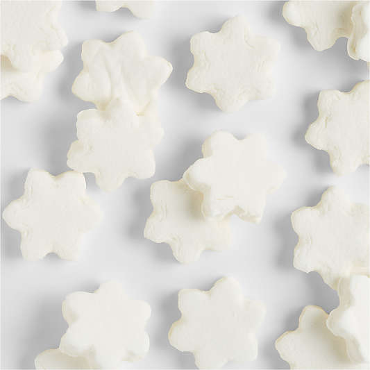 Mini White Snowflake Marshmallows