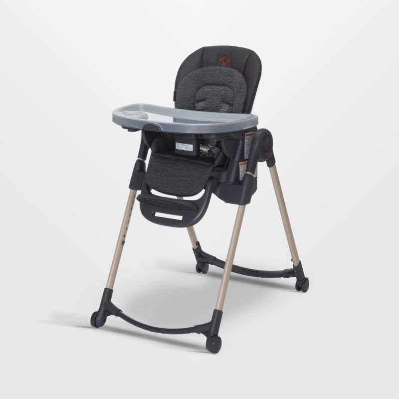  Maxi-Cosi Moa 8-in-1 Highchair, Machine Washable, Compact,  Lightweight Design, Essential Graphite : Baby