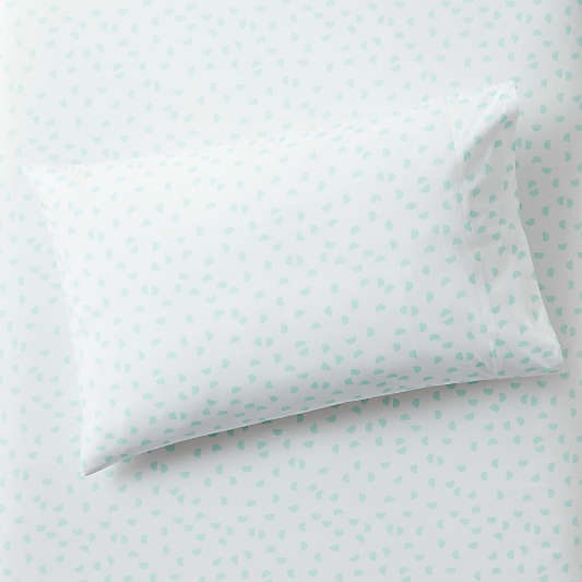 Organic Mint Half Moon Pillowcase