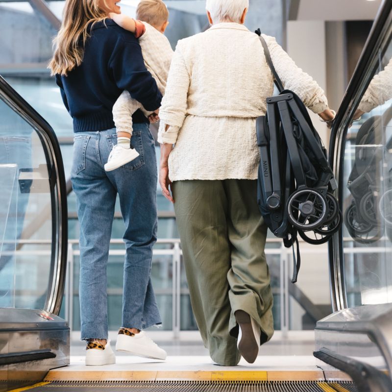 UPPAbaby ® Minu V3 Ada Sandstone Melange Compact Baby Stroller - image 2 of 7