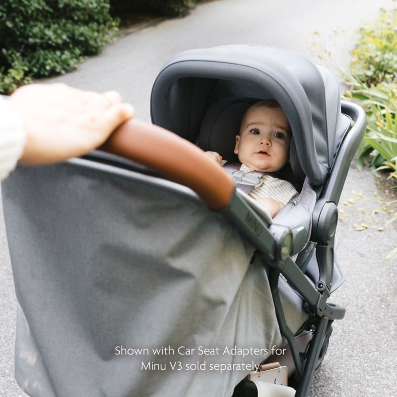 UPPAbaby ® Minu V3 Evelyn Meadow Green Compact Baby Stroller - image 4 of 11