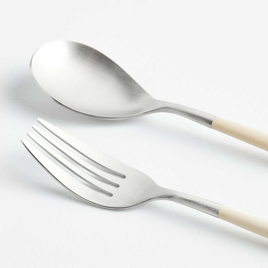 White Ivory Cutlery (5 Piece)