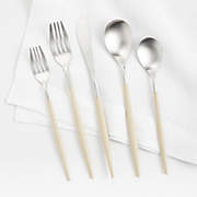 Aero Black Flatware 5-Piece Place Setting + Reviews