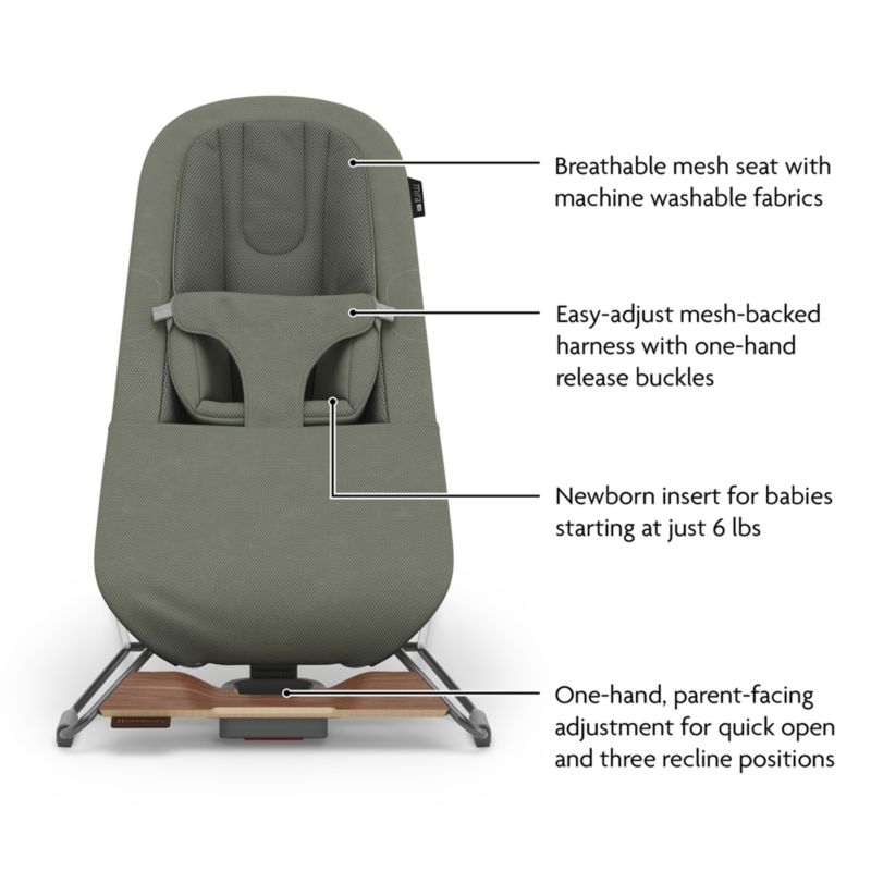 UPPAbaby Maddie Green Mira 3-in-1 Baby Bouncer - image 4 of 7