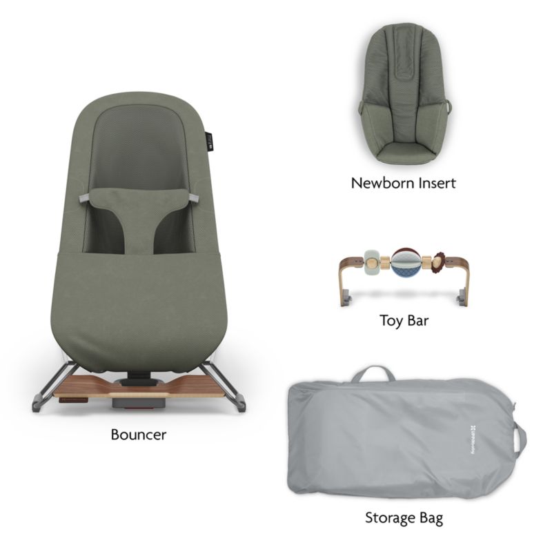 UPPAbaby Maddie Green Mira 3-in-1 Baby Bouncer - image 6 of 7