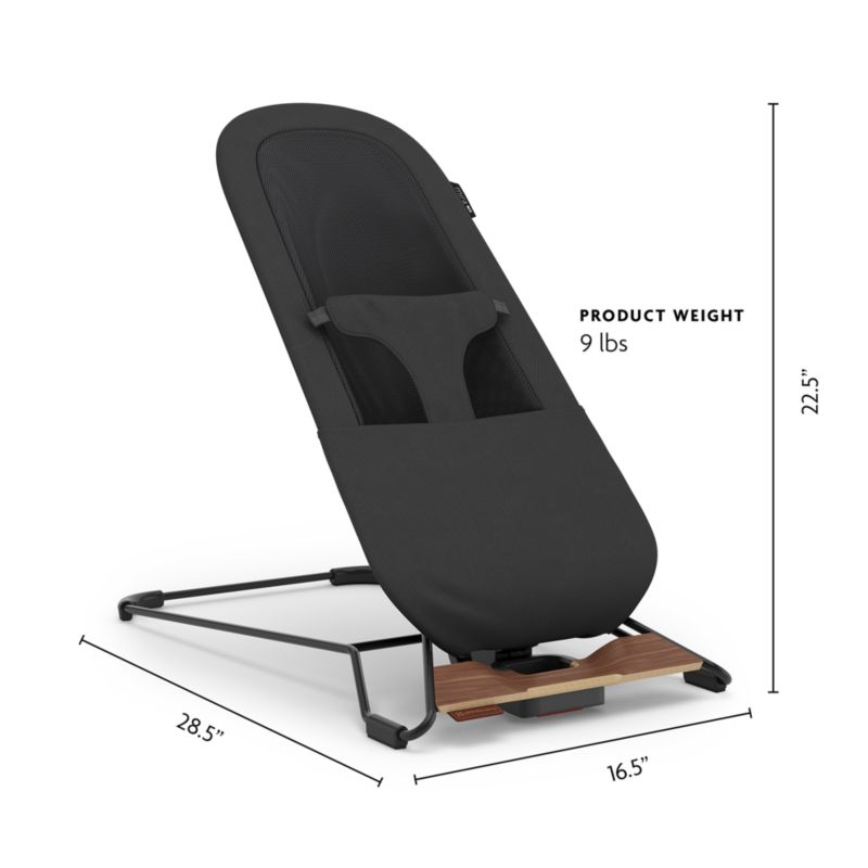 UPPAbaby Mason Black Mira 3-in-1 Baby Bouncer - image 3 of 5