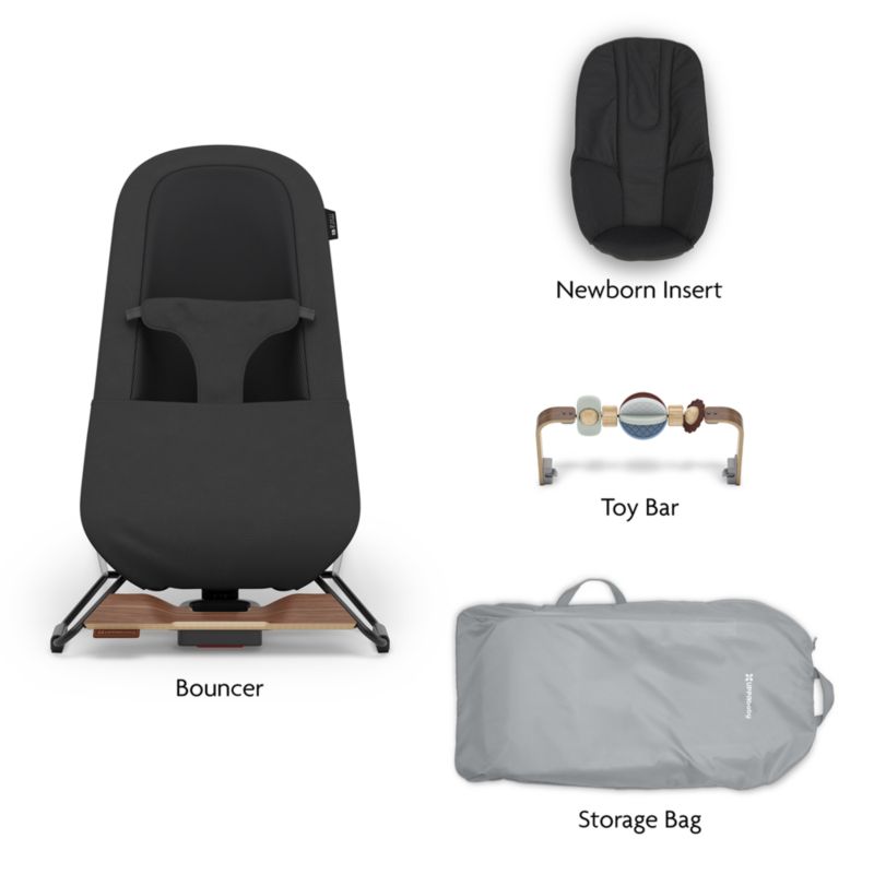 UPPAbaby Mason Black Mira 3-in-1 Baby Bouncer - image 4 of 5