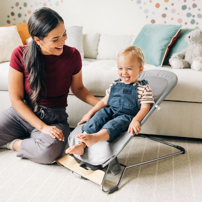 UPPAbaby ® Mira 2-in-1 Stella Grey Mélange Baby Bouncer and Seat - image 1 of 6