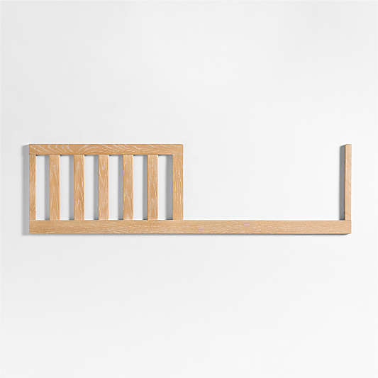 Mira Natural Oak Storage Crib Bed Rail